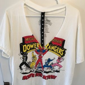 Power rangers t shirt 🤗